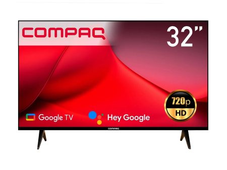 Televisión Pantalla 32 Pulgadas Compaq Google TV HD QLG32EHD Cheap