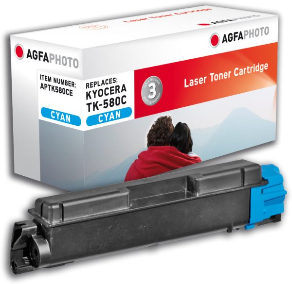 Toner Cyan, rpl. TK-580CAgfaPhoto For Discount