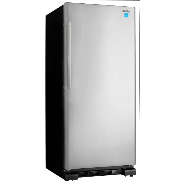 Danby Designer 17.0 cu. ft. Apartment Size Fridge in Stainless Steel Look on Sale