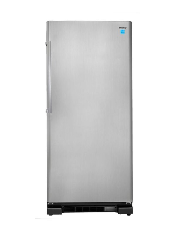 Danby Designer 17.0 cu. ft. Apartment Size Fridge in Stainless Steel Look on Sale