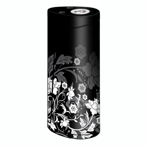 Black Floral Pattern Smok Priv V8 60w Skin Sale