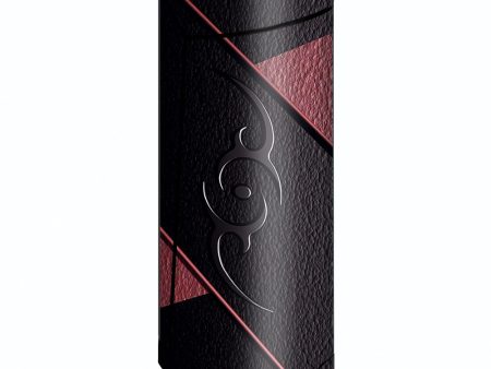 Black Red Leather Hindu Om Like Symbol Smok Priv V8 60w Skin Online Sale