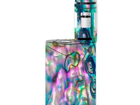 Abalone Shell Pink Green Blue Opal Smok GX350 Skin Discount