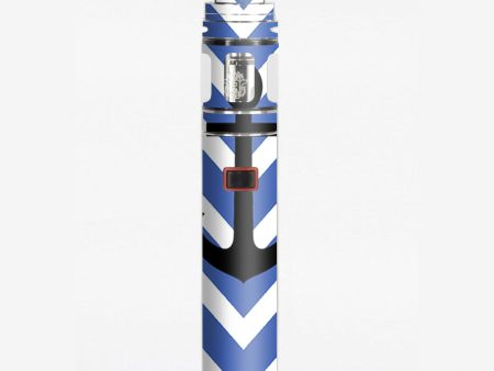 Blue Chevron Black Anchor Smok Stick X8 Skin Discount