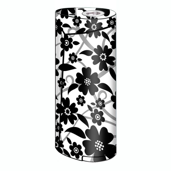 Black White Flower Print Smok Priv V8 60w Skin Sale