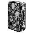 Skulls N Roses Black White Screaming Voopoo Drag 157w Skin Supply