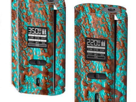 Blue Copper Patina Smok GX2 4 Skin For Sale