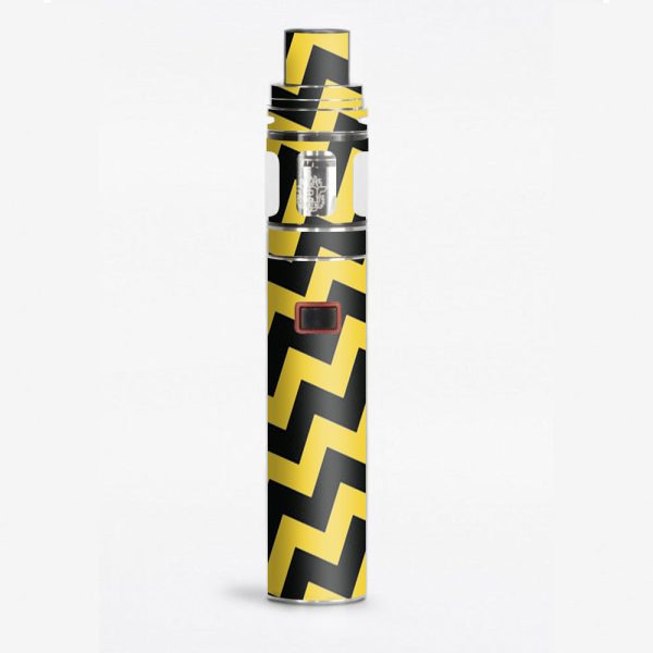 Yellow And Black Chevron Smok Stick X8 Skin Discount