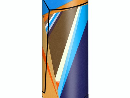 Abstract Patterns Blue Tan Smok Priv V8 60w Skin Hot on Sale